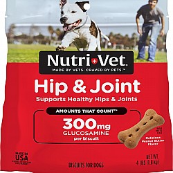Nutrivet 關節配方(300mg) 花生味狗餅小食 (大型犬用) 1.8kg