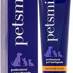 Petsmile Professional Pet Toothpaste Cheese Flavor 專業牙科護理免刷牙膏​​​​ 貓狗適用 (芝士味) 美國製造 119g 