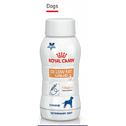 Royal Canin Dog Gastro Intestinal Low Fat Liquid 狗用 腸胃道處方 (低脂) 營養液體食品 200ml x 3支