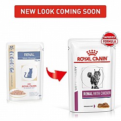 RC Cat RENAL Chicken Pouch (in Gravy) 腎臟處方 (精煮肉汁系列) (雞肉味) 貓濕糧 85g*12包裝