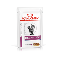 Royal Canin Cat RENAL Chicken Pouch (in Gravy) 腎臟處方 (精煮肉汁系列) (雞肉味) 貓濕糧 85g*12包裝