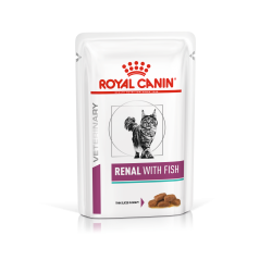 RC Cat RENAL FISH Pouch (in Gravy) 腎臟處方  (精煮肉汁系列) (魚味) 貓濕糧 85g*12包裝