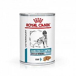 Royal Canin Dog Sensitivity Control (Chicken with Rice) Can (in Loaf) 過敏控制處方雞肉 處方狗罐頭 410g*12罐
