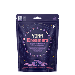 YORA - Dreamers 放鬆餅乾 狗零食（營養昆蟲、纈草、檸檬香蜂草和洋甘菊）100g