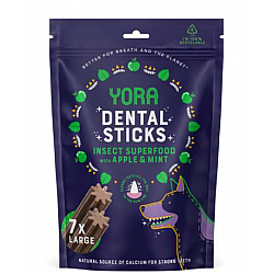 (積分換領:5850)  YORA - 大型犬用 蘋果薄荷潔齒棒270g (7支)  (食用期限: 27-12-2025)