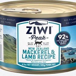 (Points Redemption: 19000) Ziwi Peak Wet Mackerel & Lamb Recipe for Cats 85g (Expiry Date: 20-12-2025)