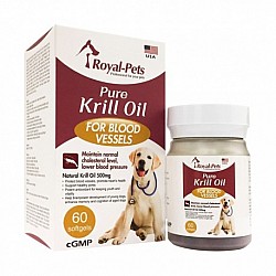 Royal-Pets 純正磷蝦油丸 (狗) - 60 粒