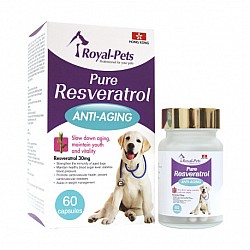 Royal Pets 純正白藜蘆醇 (狗)- 60 粒 Royal Pets 純正白藜蘆醇 (狗)- 60 粒