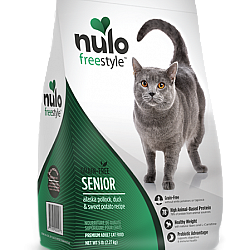 Nulo FreeStyle 無穀物阿拉斯加鱈魚鴨肉甘薯老貓配方12lbs
