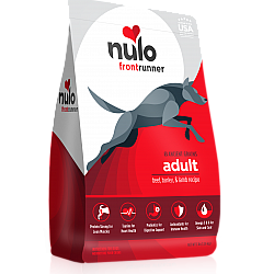 Nulo FrontRunner 高蛋白 牛肉、大麥、羊肉 成犬配方 狗糧 23lbs