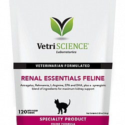 Vetri science Renal Essentials Feline貓隻腎臟補充咀嚼肉粒120粒