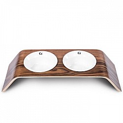 CapCap寵物餐桌 雙碗