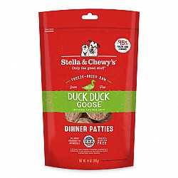 (買2送1,買6送6)Stella & Chewy's 狗凍乾生肉主糧 Duck&Goose dinner鴨朋鵝友(鴨肉配方)25oz