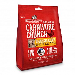 Stella's & Chewy's Freeze Dried Carnivore Crunch - Chicken 美國 貓犬可用 凍乾生肉小食 (雞肉配方) 3.25oz