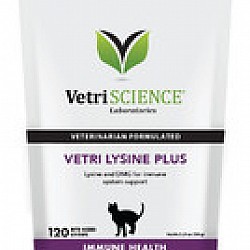 VetriScience Vetri Lysine Plus 貓用免疫系統營養補充小食 120粒裝