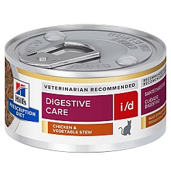 Hill's Cat i/d Digestive Care Chicken & Vegetable Stew 貓用 腸胃 (燉雞肉及蔬菜) 配方處方罐頭 2.9oz*24罐
