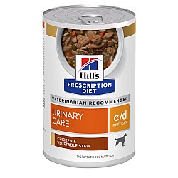 Hill's Prescription Diet c/d Multicare Chicken & Vegetable Stew Dog Food 狗用 泌尿道處方(雞肉燉蔬菜) 濕糧 12.5oz*12罐裝