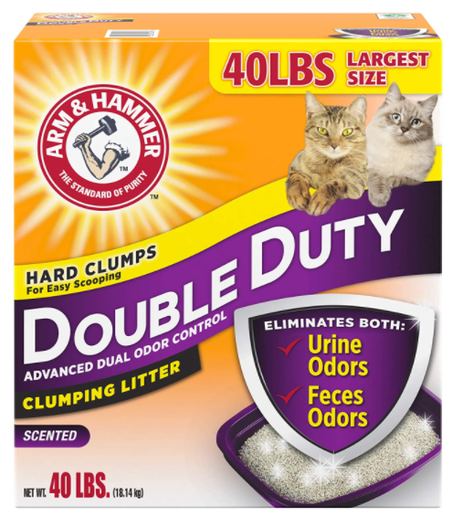 Arm & Hammer Double Duty Clumping Litter 40lbs