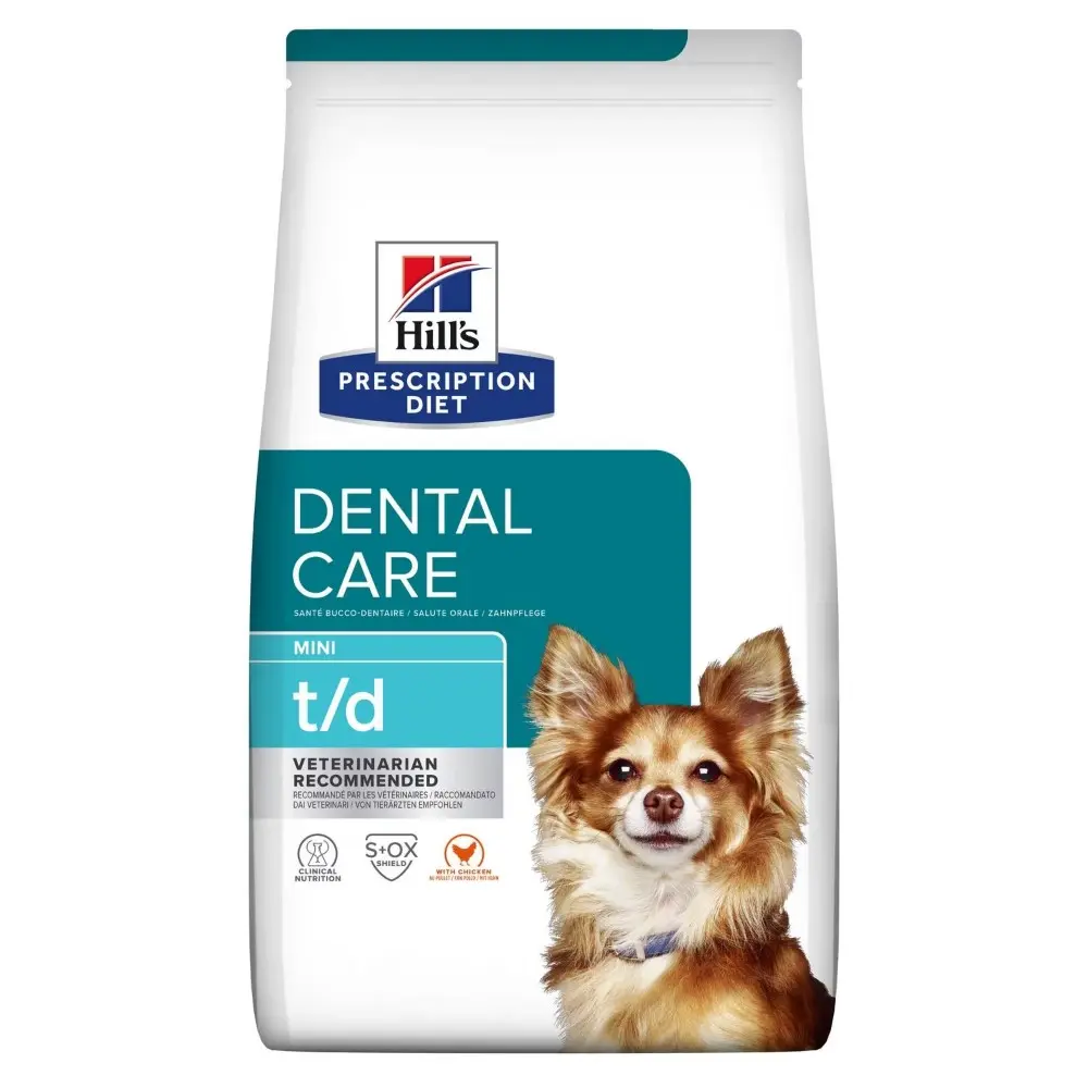 Hill's Prescription Diet t/d Dental Care (Small Bites)Dog Dry Food 5lbs