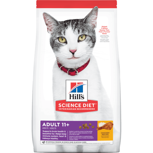 Hill's Cat Adult 11+ 3.5lbs