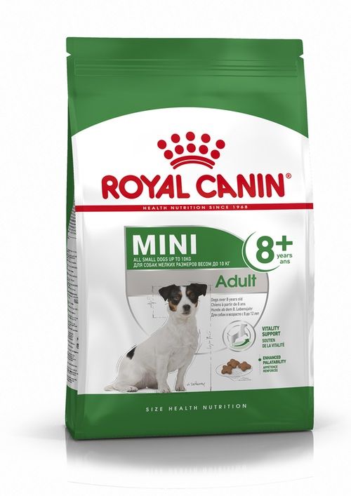 Royal Canin Dog Mini Adult 8+ Dry Food 2kg