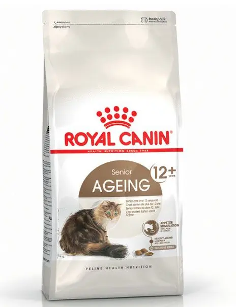 Royal Canin 皇家 老年貓 12+ 營養配方 (適合12歲以上老貓) 貓乾糧 貓糧 2kg