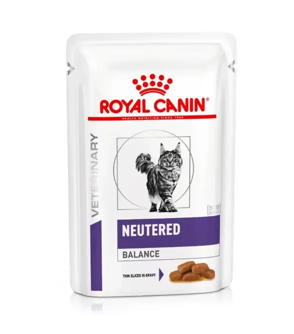 Royal Canin NEUTERED BALANCE 絕育貓飽足感  (肉汁) 保健糧 貓濕糧  85g*12