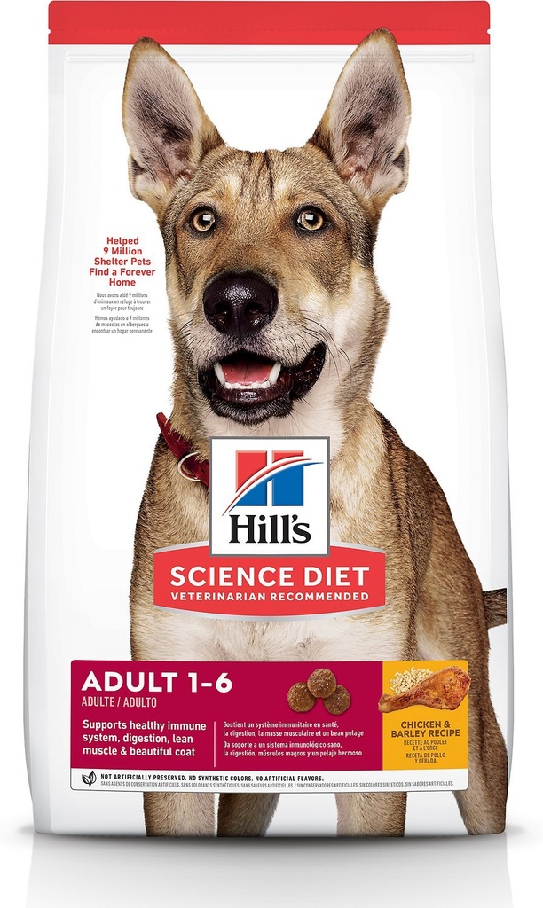 Hill's Dog Adult 1-6 Original Bites 成犬優質健康配方(標準粒) 15lbs