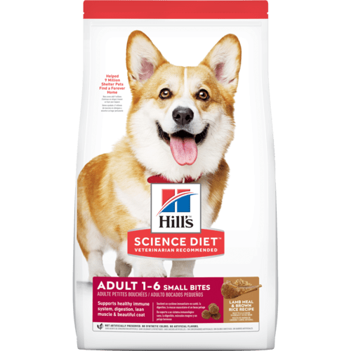 Hill's Dog Adult 1-6 Lamb Meal & Rice Recipe (Small Bites) 成犬羊飯配方(細粒) 12kg