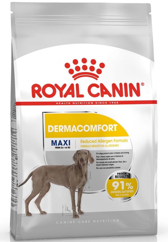 Royal Canin Dog CCN Maxi Dermacomfort Adult Dog (For 15months up) Dry Dog Food 12kg 