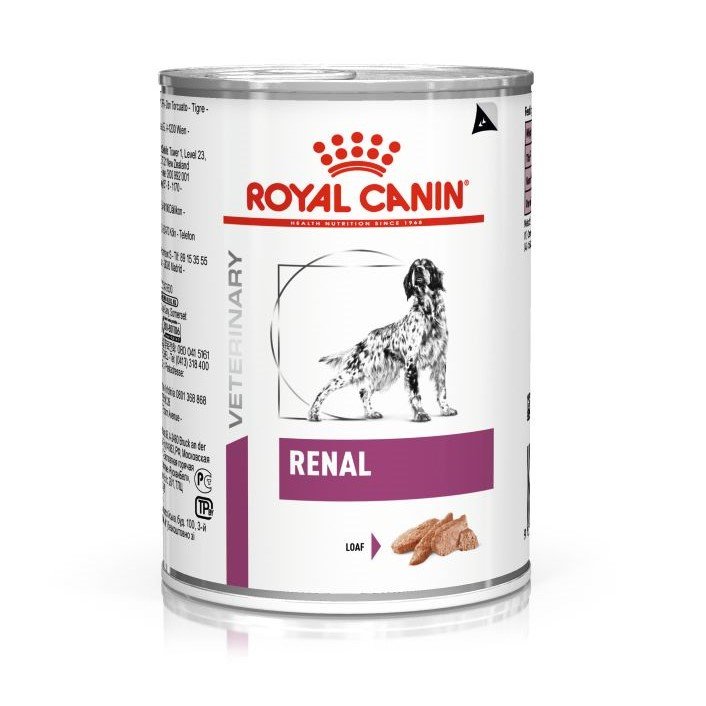 Royal Canin Prescription Diet RENAL (In Loaf) Canned Dog Food 410g x12