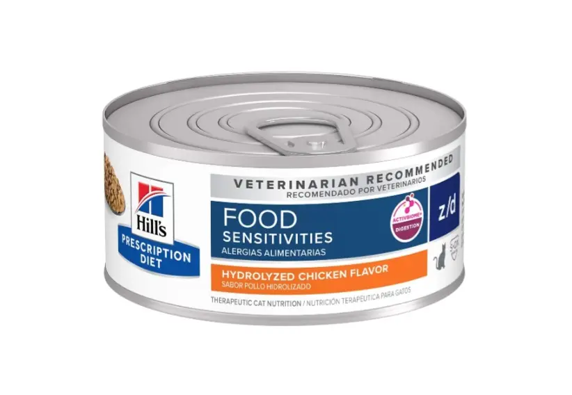 Hill's z/d 貓用 食物過敏處方罐頭 貓濕糧 貓糧 5.5oz*24