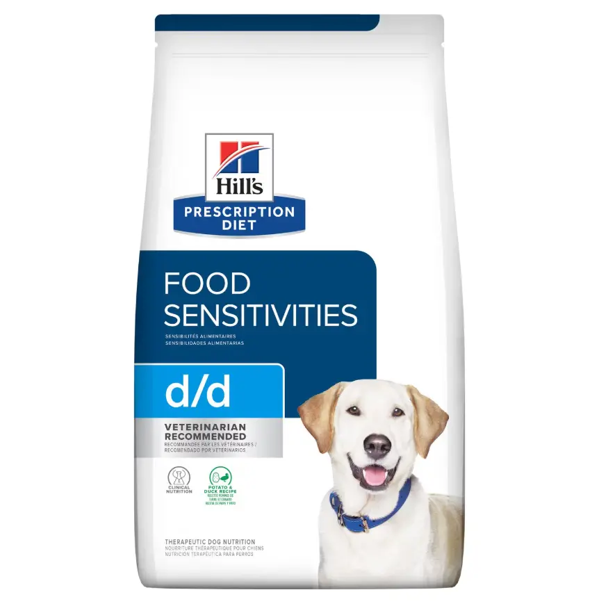 Hill's Prescription Diet d/d Skin/Food Sensitivities (Potato & Duck) Dry Dog Food 8lbs