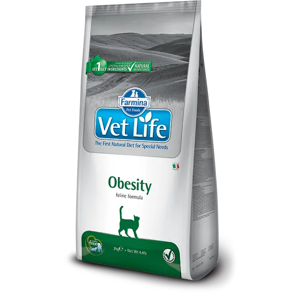 Vet Life Precription Diet OBESITY Dry Cat Food 400g