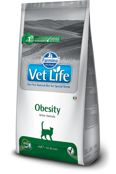Vet Life Precription Diet OBESITY Dry Cat Food 400g