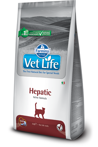 Vet Life HEPATIC 肝臟貓隻處方 貓乾糧 貓糧 (大) 2kg