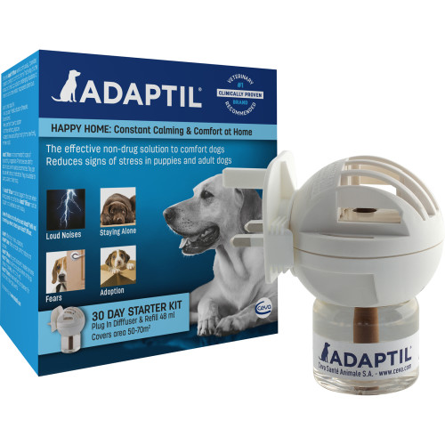 ADAPTIL Calm Home Diffuser with 30 day refill (48ml) - comfort, calming & anxious dog, anti-stress