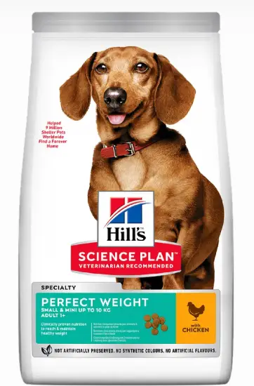 Hill's Dog Adult Perfect Weight Small & Mini 完美體態 小型成犬糧 4lbs