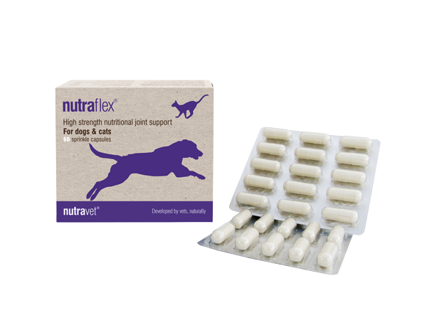 Nutravet Nutraflex (Joint Support) Supplement For Cats & Dogs 60 Capsules