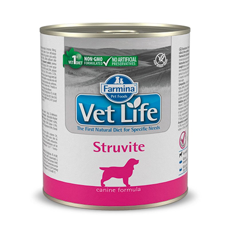 Vet Life Prescription Diet Struvite Canned Dog Food 300g x 6