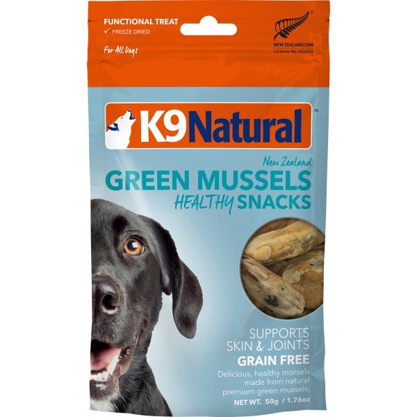 K9 Natural Freeze Dried Green Mussels Healthy Bites 50g
