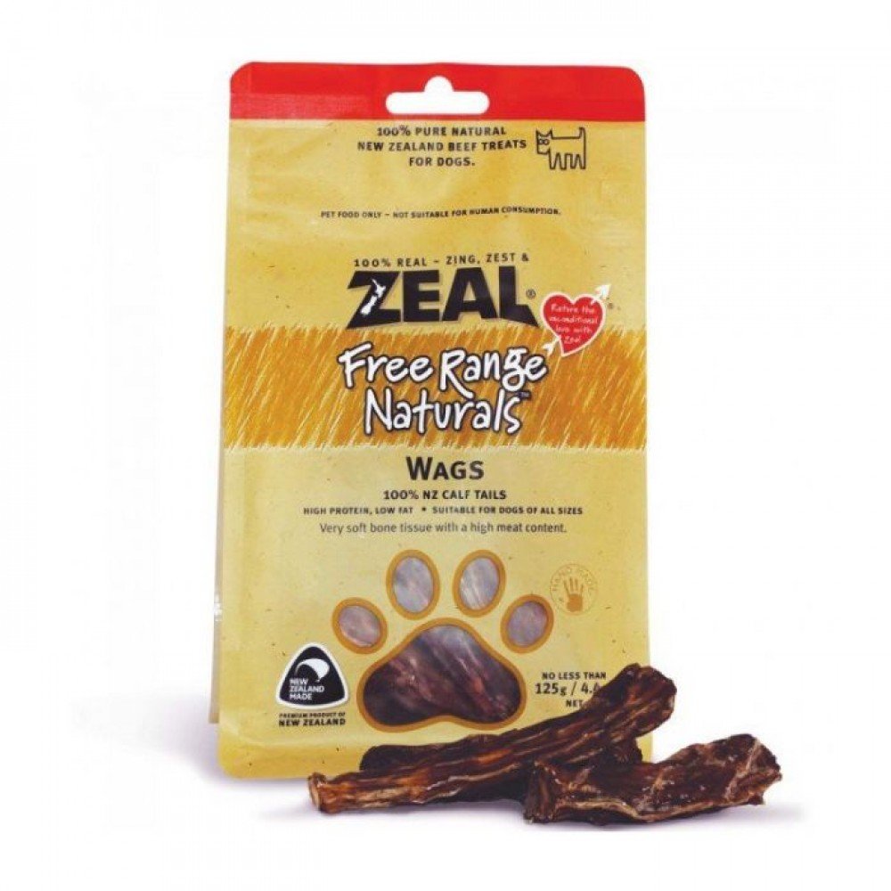 Zeal Wags 牛仔尾骨 125g  紐西蘭純天然小食