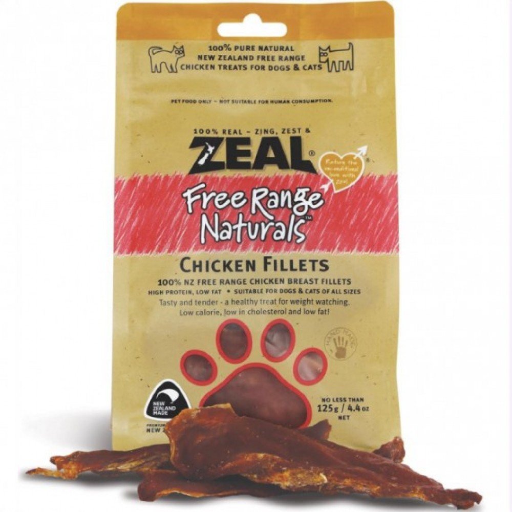 Zeal Free Range Naturals 100% Chicken Fillets 125g (Made in New Zealand)