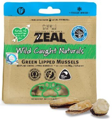 Zeal Green Lipped Mussels 50g (Made in New Zealand)