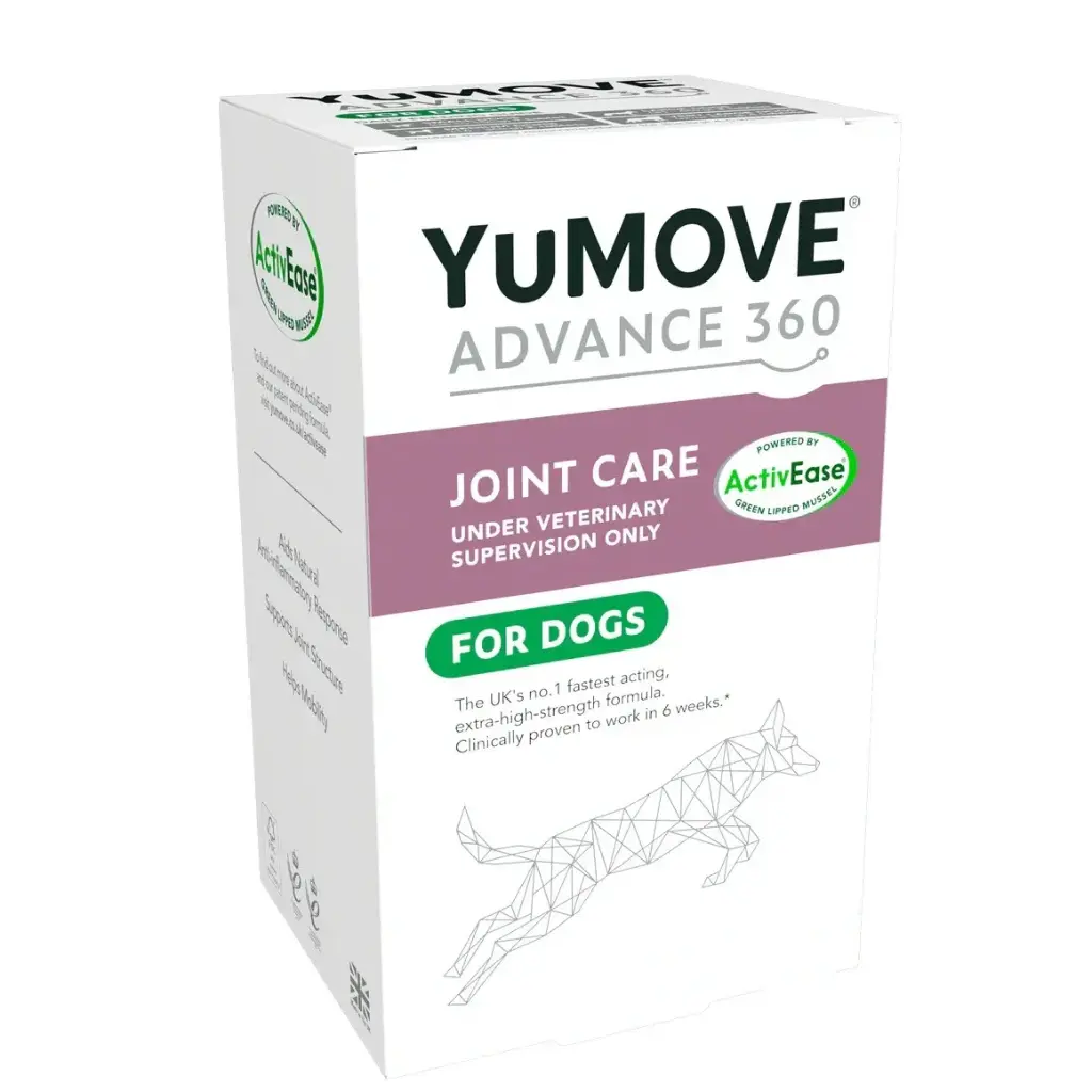Lintbells YuMOVE ADVANCE 360 DOGS 加護關節寶 (狗用) 120粒咀嚼片 (Made in the UK) 