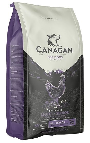 Canagan Light/Senior Free-Run Chicken For Dogs 無穀物走地雞配方(減肥/老犬用)2kg