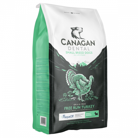 Canagan Free-Run Turkey Dental (Small Breed) 無穀物火雞健齒配方 小粒裝 2kg