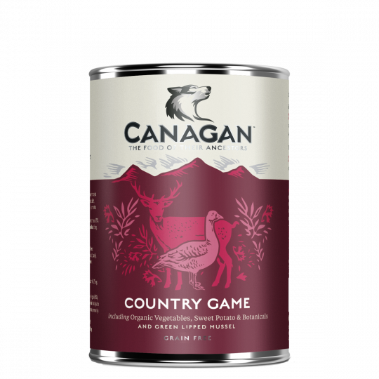 CANAGAN Pastoral game formula canned dog food 400g