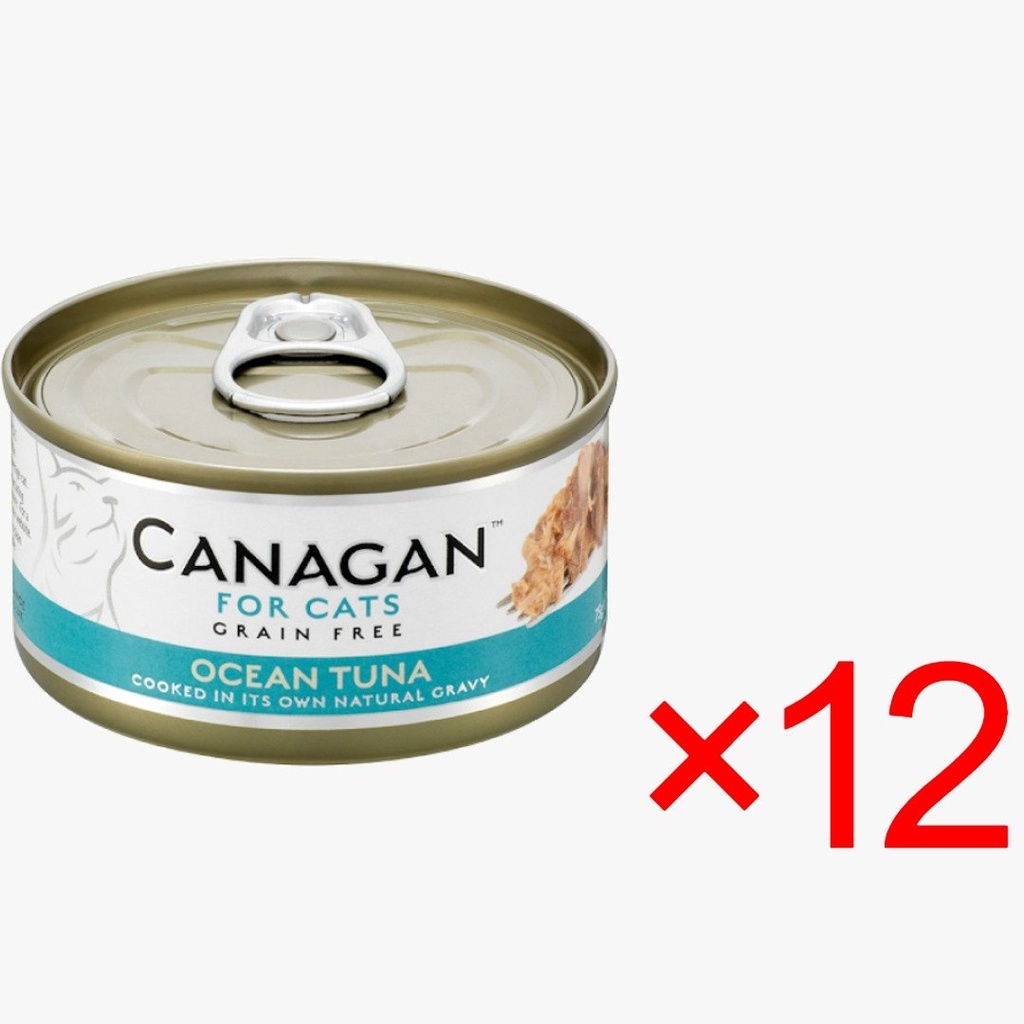 (Carton Offer) Canagan Cats Ocean Tuna  75gX12