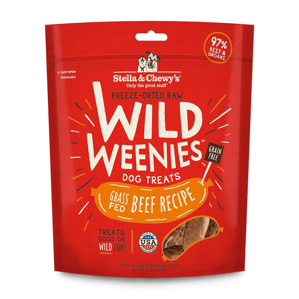 STELLA & CHEWY'S FREE DRIED GRASS FED BEEF RECIPE 3.25oz